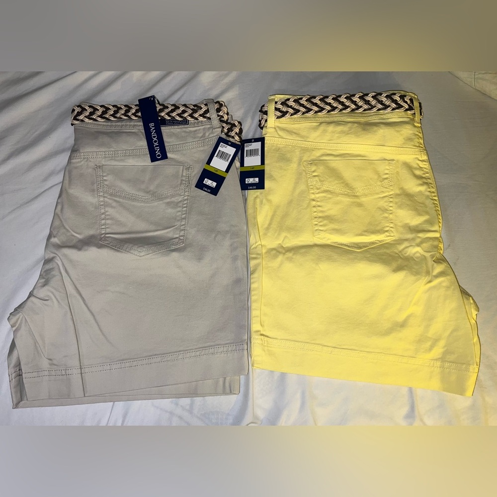 2 NWT Bandolino Shorts size 14 Petite (14P)
